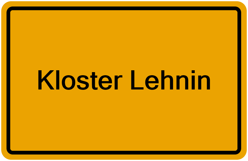 Handelsregisterauszug Kloster Lehnin